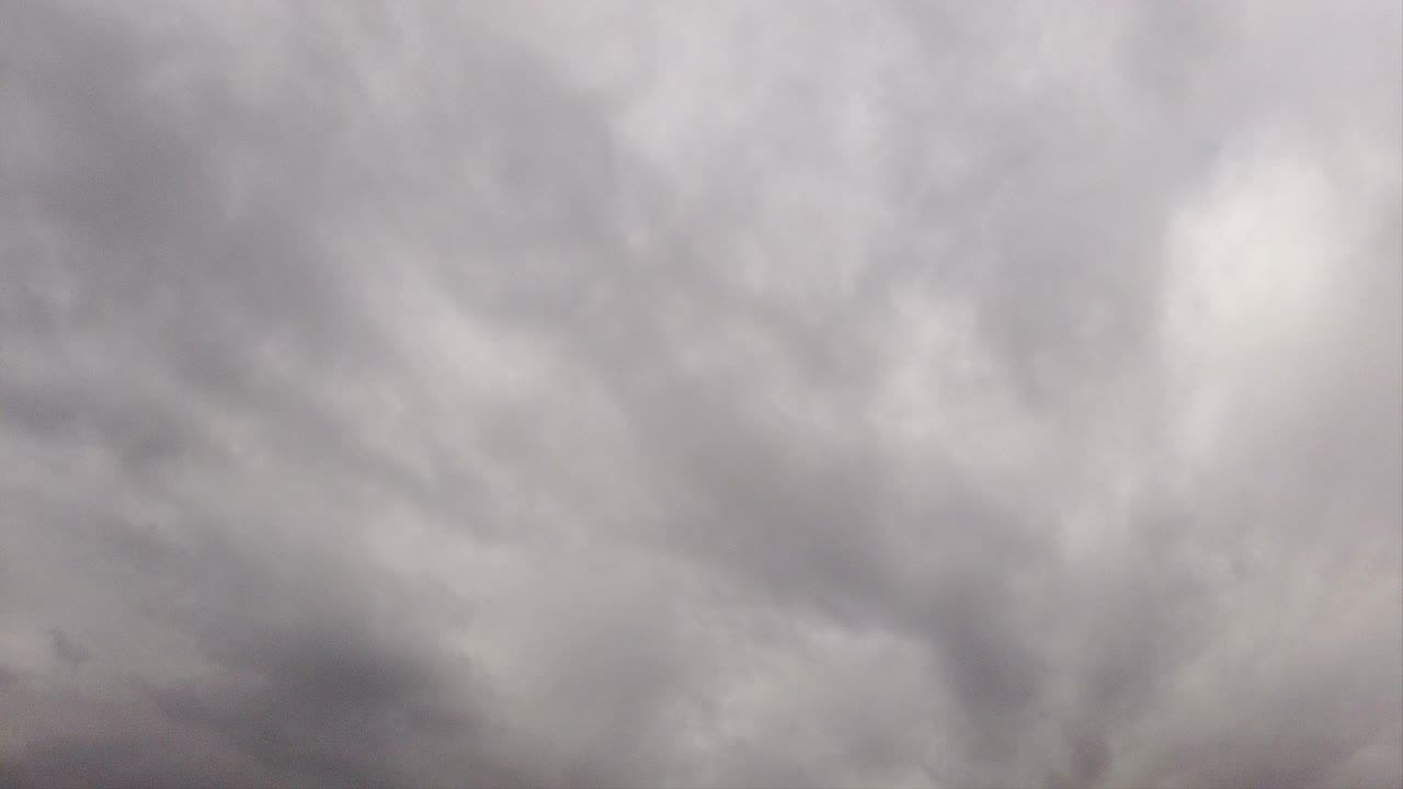 Time lapse background with stormy smoky clouds moving and rolling in the sky