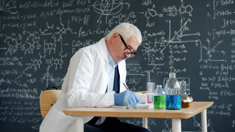 scientist working in a chemistry lab