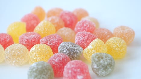 colorful gumdrops and jelly candies