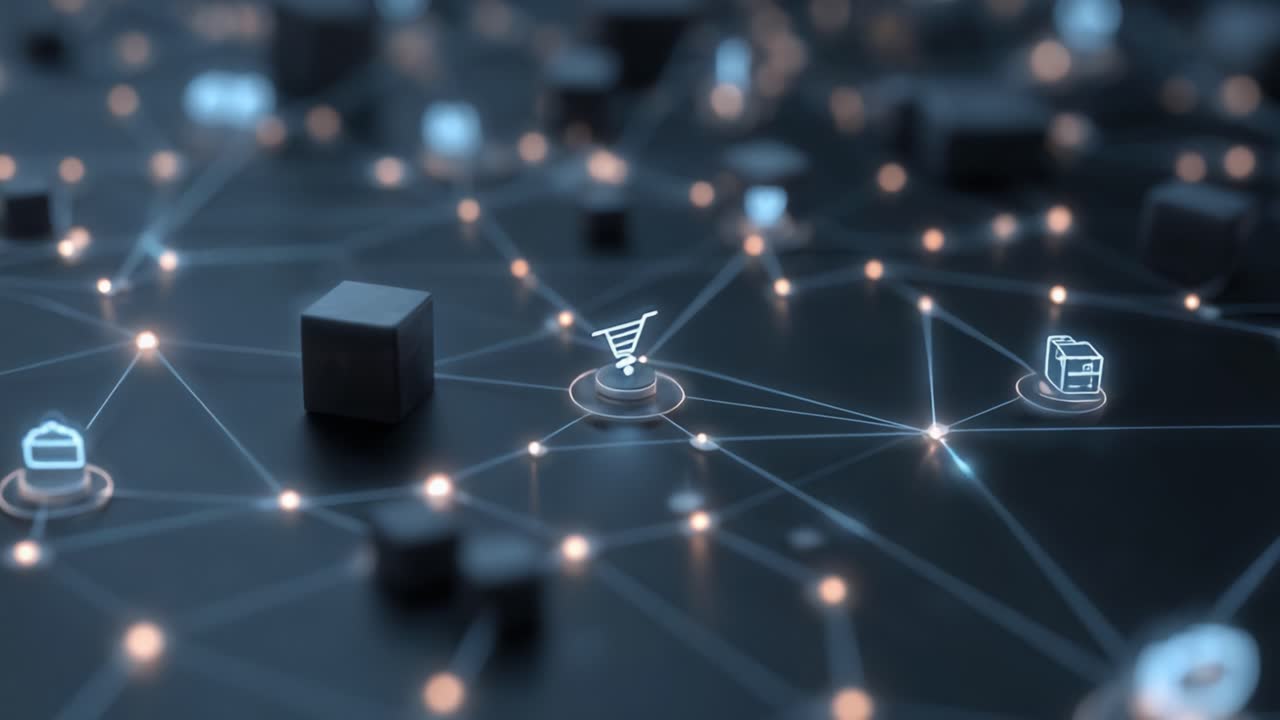 Exploring the Digital Commerce Landscape: A Visual Representation of E-commerce Connections and Interactions in a Modern Network Environment