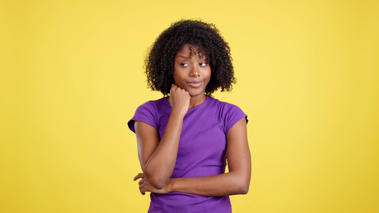 A young woman displaying various emotions and expressions