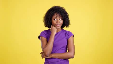 a young woman displaying various emotions and expressions