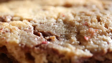 close-up of a delicious chocolate cake