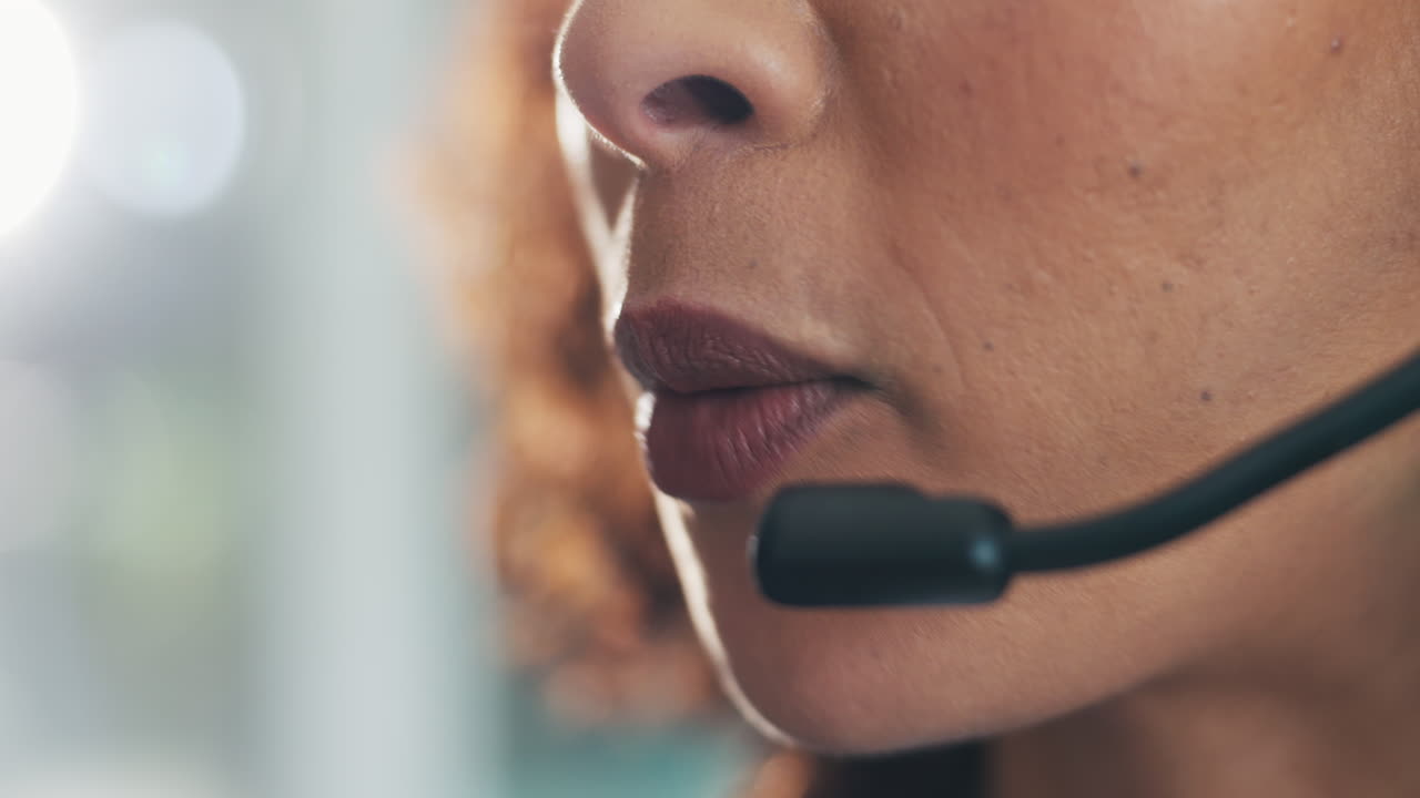 Kundeservicerepresentant med headset
