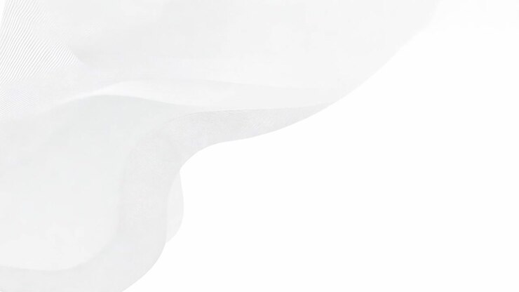 Abstract White Fabric Wave Background