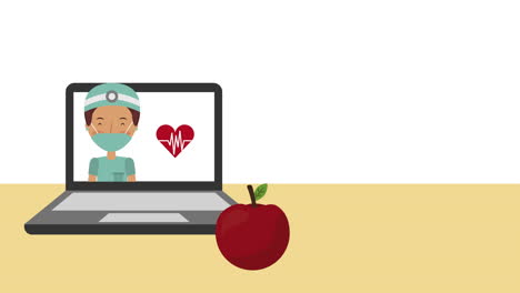 professional doctor medical character animation