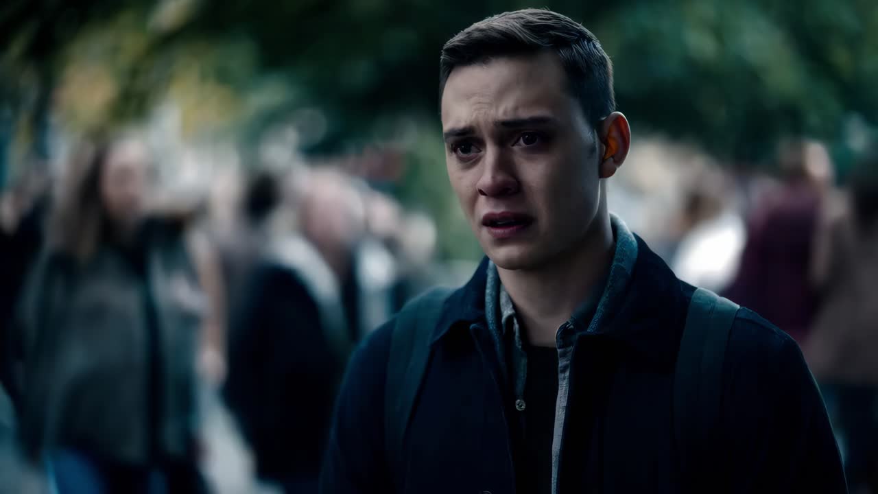 비는 도시 에서 슬픈 십대