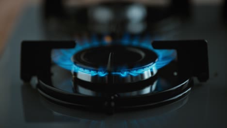 Light A Gas Cooker Manually With Match Slow Motion