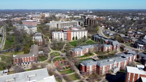 western kentucky university in bowling green kentucky, aerial drone