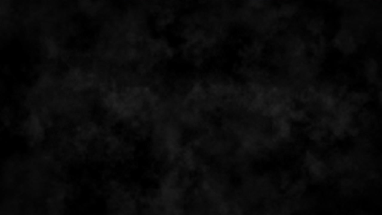 Animazione in loop continuo di fumo grigio-nero su sfondo nero. Nuvola di fumo nebbia in loop per sovrapporre ai tuoi filmati un effetto scuro e misterioso. Sfondi di fumo scuro 4K.