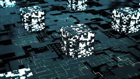 blockchain concept.