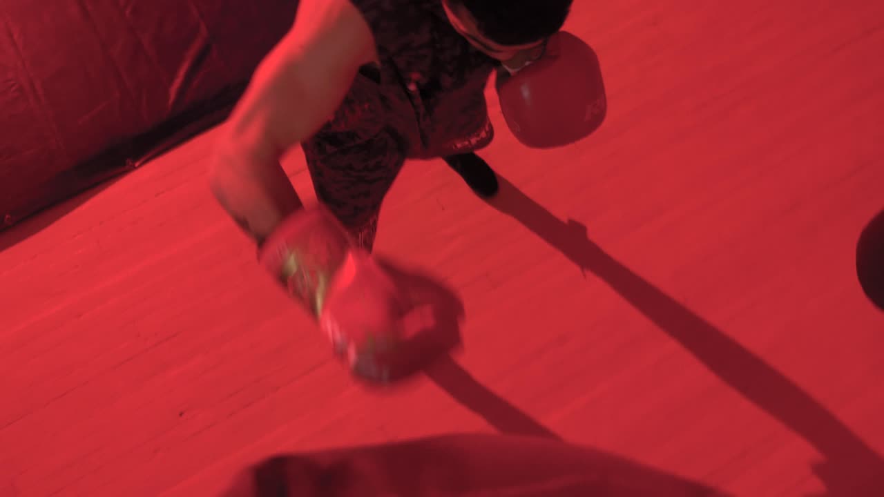 тренировочная сессия по боксу