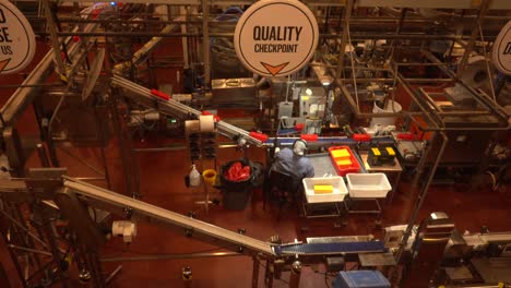 quality control checkpoint inside factory