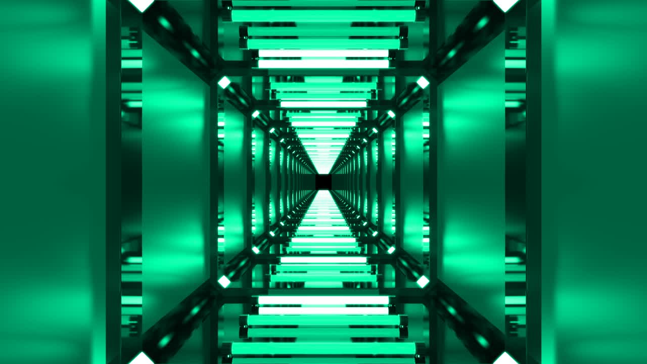 Turquoise Loop Party Background Tunnel