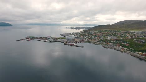 ciudad de hammerfest, finnmark, noruega