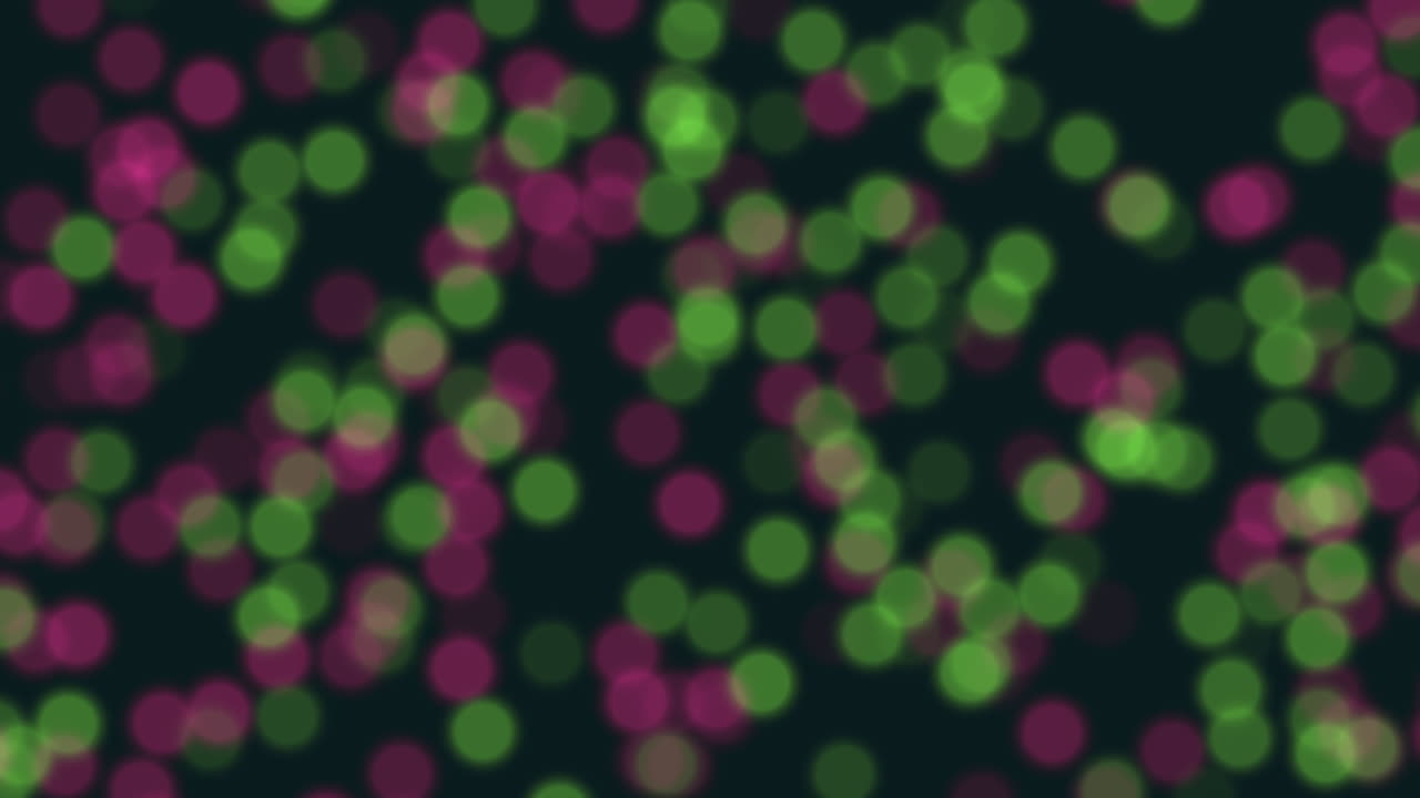 Vibrant purple and yellow circle pattern on black background