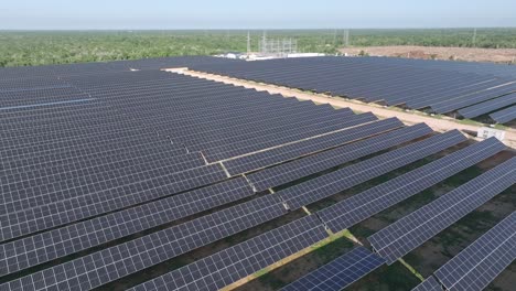 aerial forward solar panels in the dominican republic, solution climate change