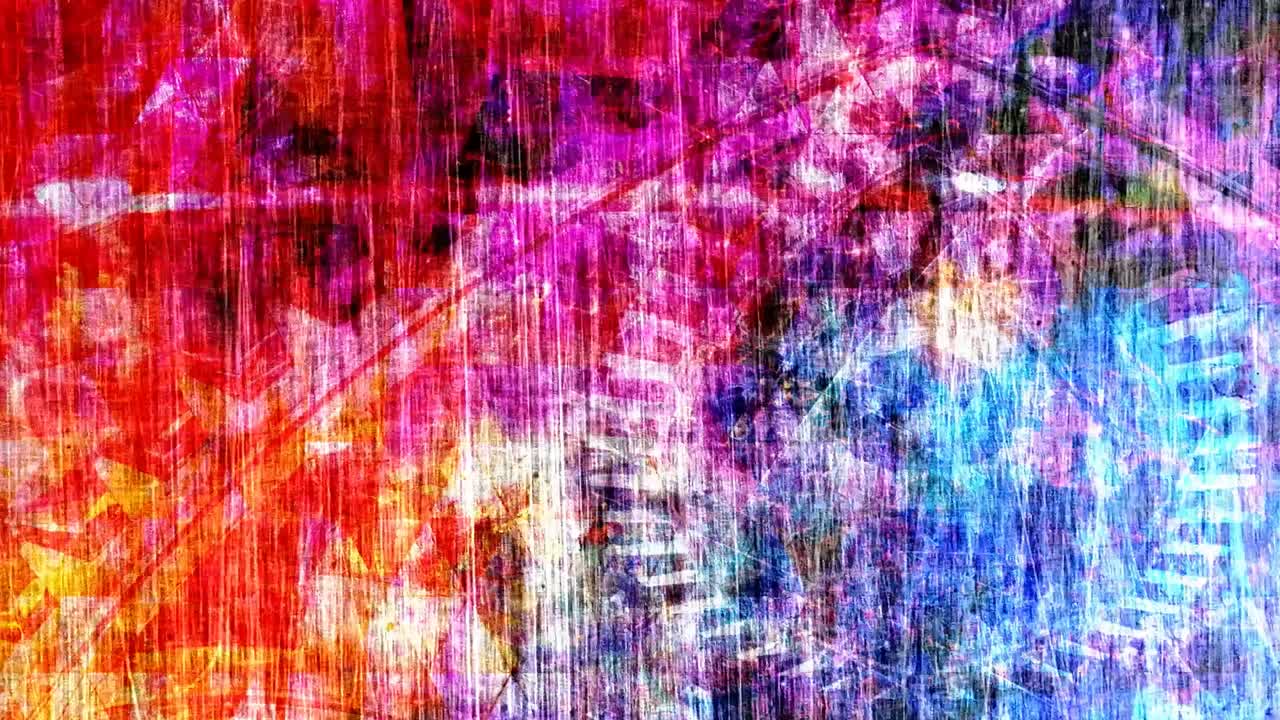 abstracto rojo y azul complicado panorámica textura - 4k movimiento de bucle sin costuras animación de fondo