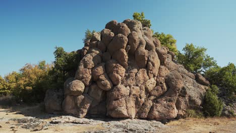 ancient thracian harman kaya sanctuary in rhodope mountain, bulgaria