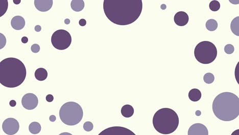 patrón abstracto de círculos con el efecto de desplazamiento para títulos o intro