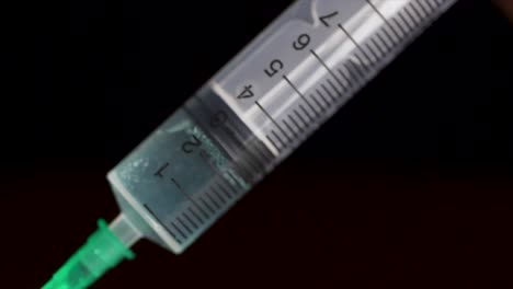 syringe close-up