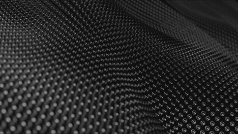 metallic wave background (silver / gray) - loop stock video