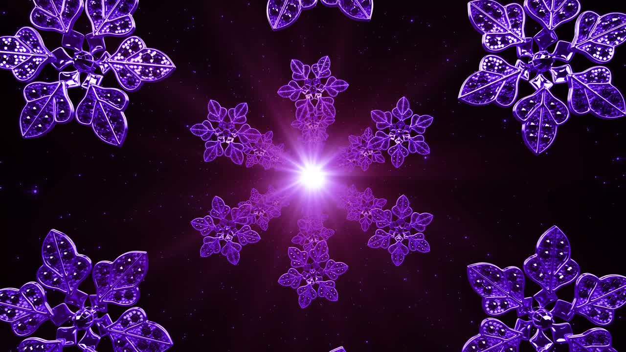 보라색 패턴 터널 루프