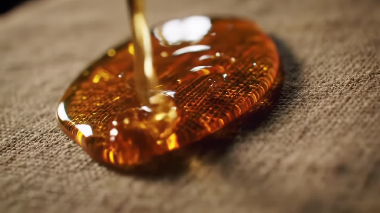 Estrazione di miele puro in un laboratorio di cucina rurale durante i pomeriggi estivi