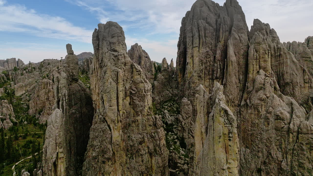 Drone captures mesmerizing rock formations stretching across the western United States.