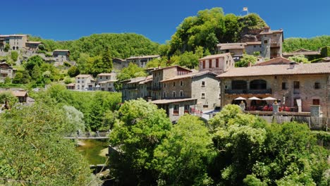 the ancient village of rupit in catalonia spain