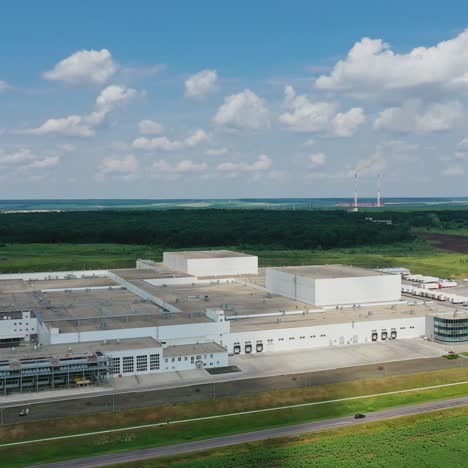 industrial zone on suburb