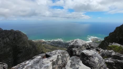stunning view of cape town from table mountain