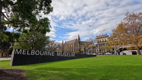 melbourne museum exterior view