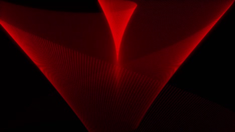 patrón de forma de punto rojo animación gráficos de movimiento