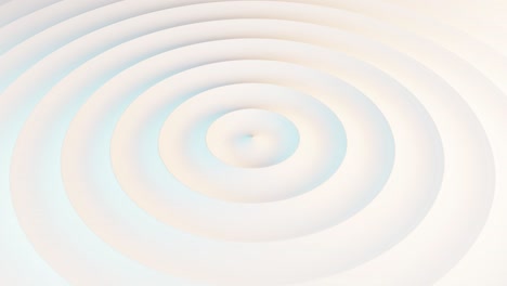 abstract template with animation of white circular waves