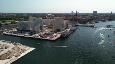 paper island aerial, copenhagen, denmark