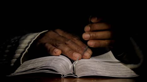 man praying to god with hands together caribbean man praying stock video