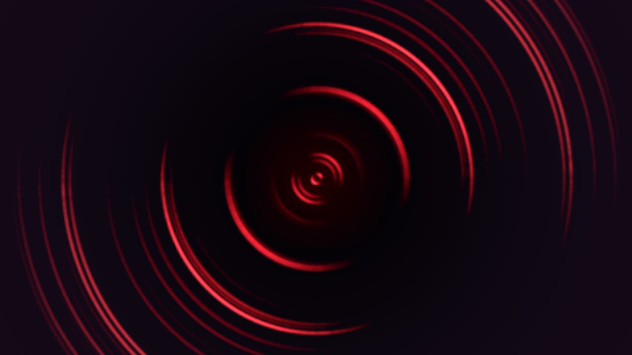Abstract red spiral lines in 80s style