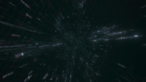 futuristic tunnel space animation