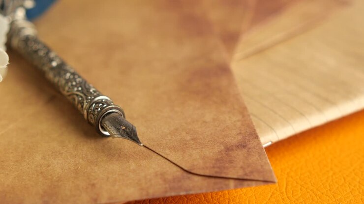 Vintage Pen and Envelopes