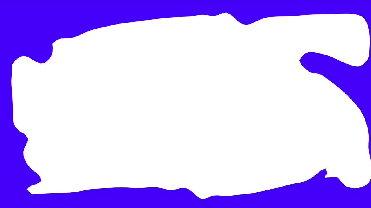 수채화 파스텔 블루 페인트 튄 애니메이션