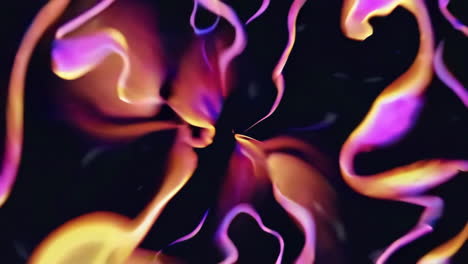 abstract fire and flame design
