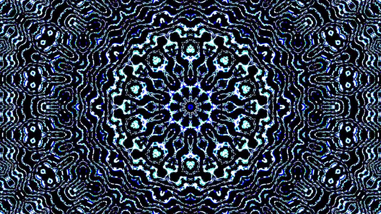 Bright abstract light governing full color, kaleidoscope