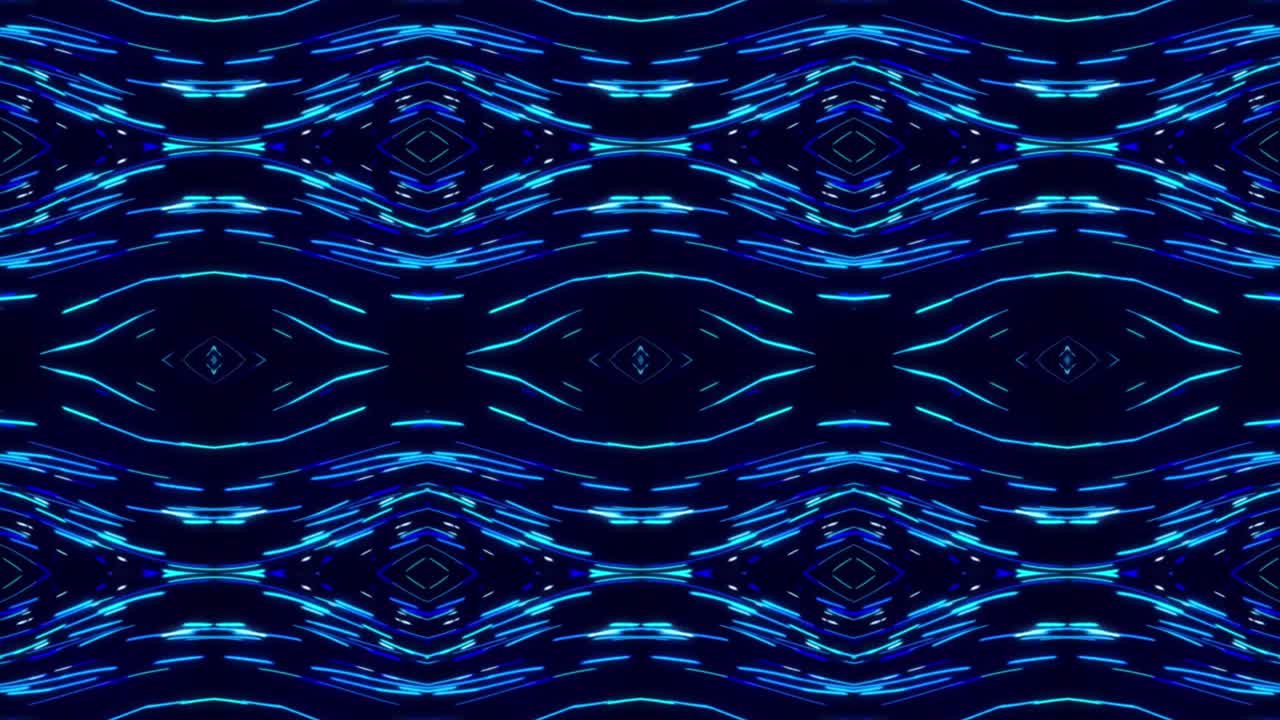 Modello di linee blu astratte