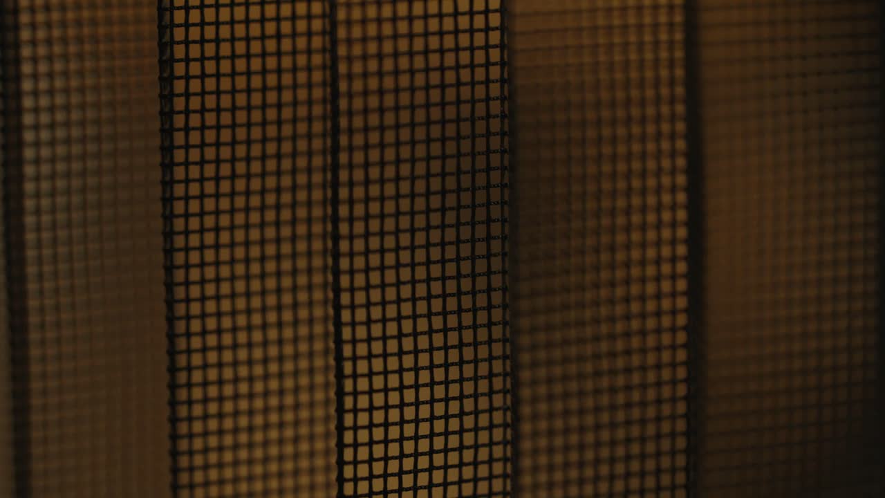 insect screen on the window close up