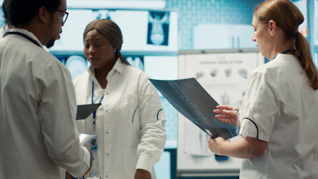 Medical Team Reviewing X-ray