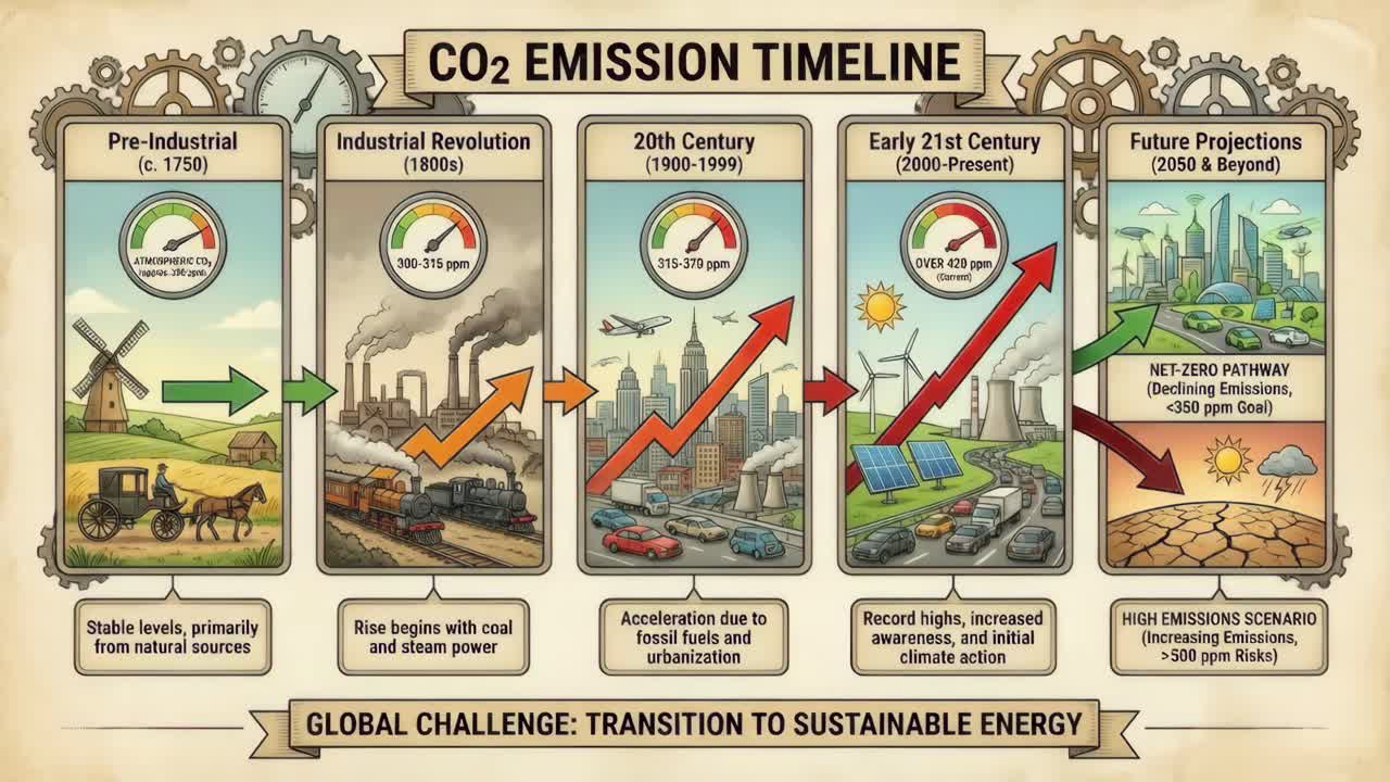 Visualizing Climate Change: Past, Present, and Future Projections