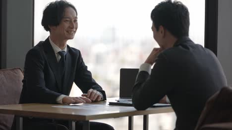 asian businessmen meeting in the office