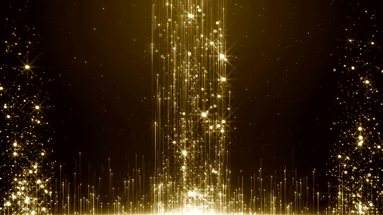 입자 금 반이는 보케상 먼지 추상적인 배경 루프