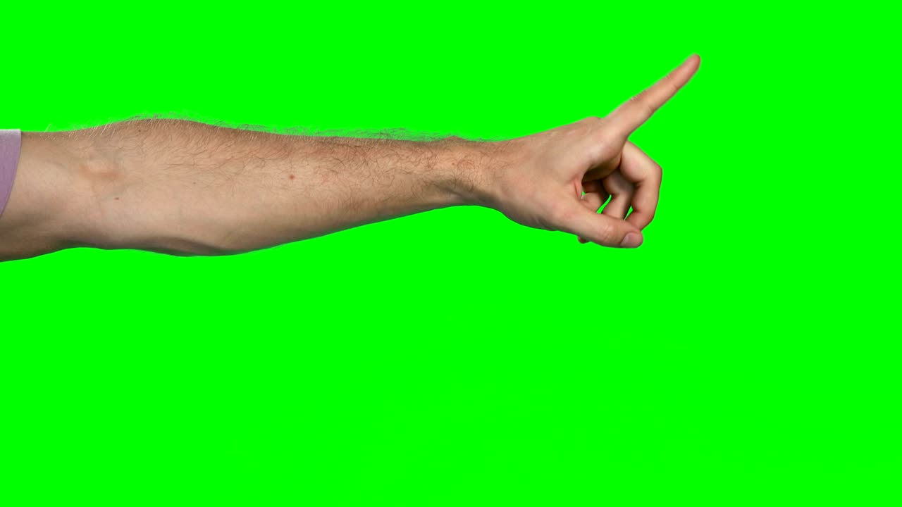 디지털 스크린 4k를 만지는 남자의 손